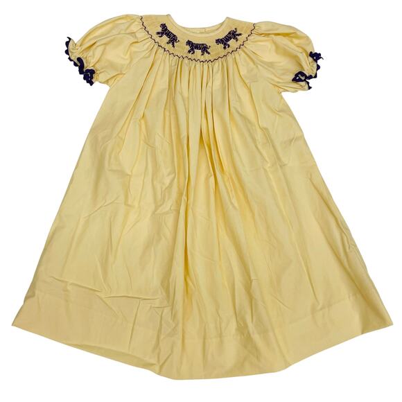 NWT Ruth & Ralph 18M LSU Smocked Dress - Picture 1 of 5